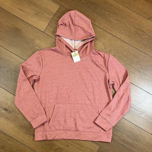 Crown of Hearts NWT Girls Heathered Red Hooded Sweatshirt Hoodie Sz XL - Picture 6 of 6